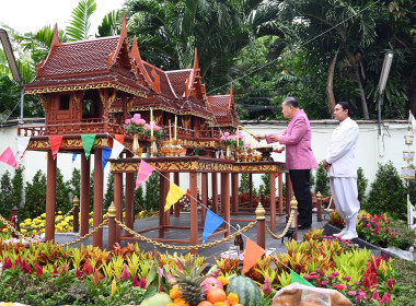 ร่วมพิธีบวงสรวงสิ่งศักดิ์สิทธิ์ประจำกรมฯ พารามิเตอร์รูปภาพ 10