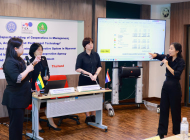 คณะเจ้าหน้าที่กรมสหกรณ์เมียนมา อบรมการวิเคราะห์ทางการเงิน พารามิเตอร์รูปภาพ 5