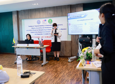 คณะเจ้าหน้าที่กรมสหกรณ์เมียนมา อบรมการวิเคราะห์ทางการเงิน พารามิเตอร์รูปภาพ 23