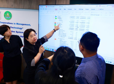 คณะเจ้าหน้าที่กรมสหกรณ์เมียนมา อบรมการวิเคราะห์ทางการเงิน พารามิเตอร์รูปภาพ 40