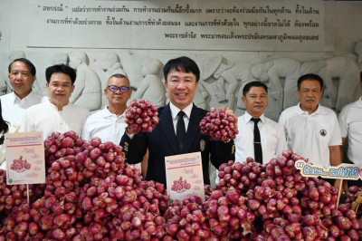 กิจกรรมการปล่อยคาราวานกระจายหอมแดงของจังหวัดศรีสะเกษ พารามิเตอร์รูปภาพ 1