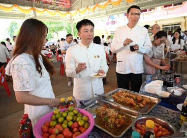 พิธีทอดผ้าป่ามหากุศลเพื่อการศึกษาสมทบทุนก่อสร้างอาคาร ... พารามิเตอร์รูปภาพ 57
