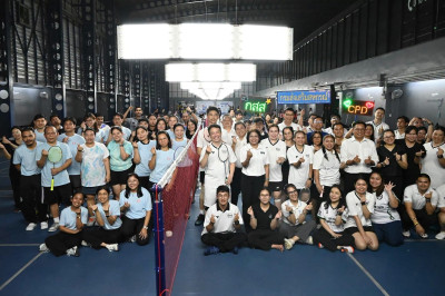 พิธีเปิดการแข่งขันกีฬาแบดมินตัน กสส. vs กตส. พารามิเตอร์รูปภาพ 1