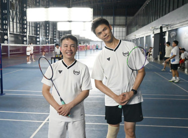 พิธีเปิดการแข่งขันกีฬาแบดมินตัน กสส. vs กตส. พารามิเตอร์รูปภาพ 13