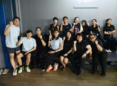 พิธีเปิดการแข่งขันกีฬาแบดมินตัน กสส. vs กตส. พารามิเตอร์รูปภาพ 56