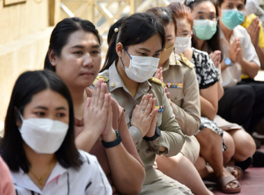 บวงสรวงศาลสิ่งศักดิ์สิทธิ์ประจำ สทส. เพื่อทำการบูรณะ พารามิเตอร์รูปภาพ 17